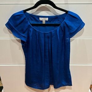 Dress Barn Beautiful blue top
size small